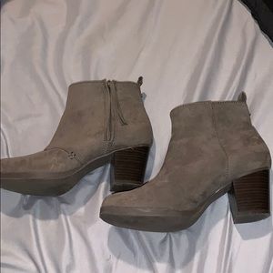 Grey booties